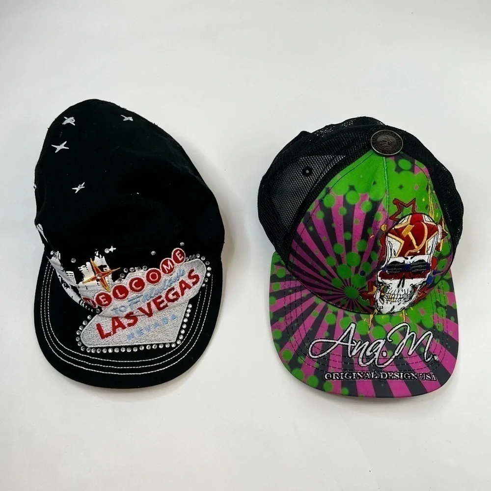 WELCOME LASVEGAS & ANA.M DESIGN BaseballCap